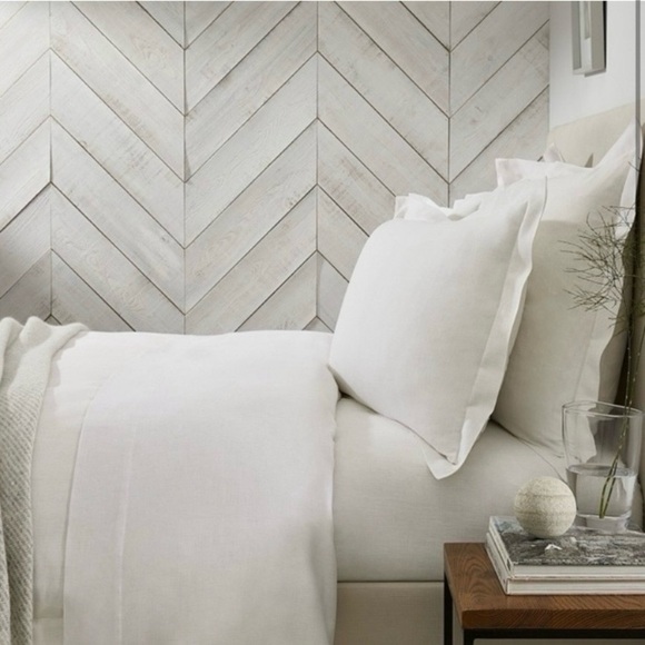 The White Company - Evesham Duvet & Shams Set - Full/Queen90 x92" Cloud Marl NWT - Picture 3 of 16